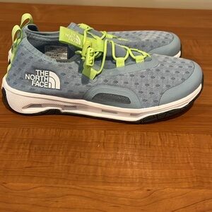 The North Face Skagit Shoes - Light Blue and Neon Green Doubles as water Shoes!
